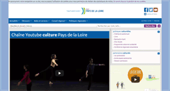 Desktop Screenshot of culture.paysdelaloire.fr