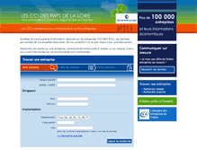 Tablet Screenshot of entreprises.paysdelaloire.cci.fr