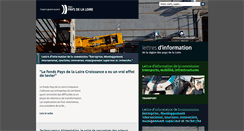 Desktop Screenshot of economie.paysdelaloire.fr