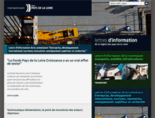 Tablet Screenshot of economie.paysdelaloire.fr